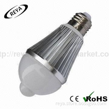 6W Led Light Bulb with Motion Sensor Outdoor Led Motion Sensor Bulb